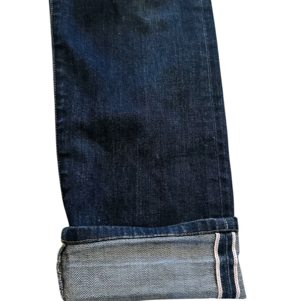 Baldwin Men’s 76 Slim Japanese Selvedge Size 34 Button Fly USA Denim Jeans - Picture 3 of 9